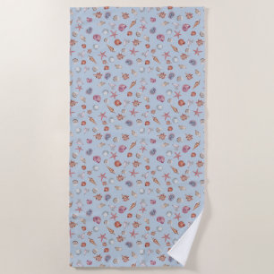Design der Unterwasserfarben-Reihe 4 Strandtuch