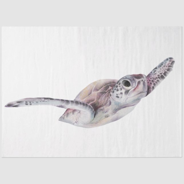 Design der Unterwasserfarbenserie 13 Seidenpapier (Vorderseite)