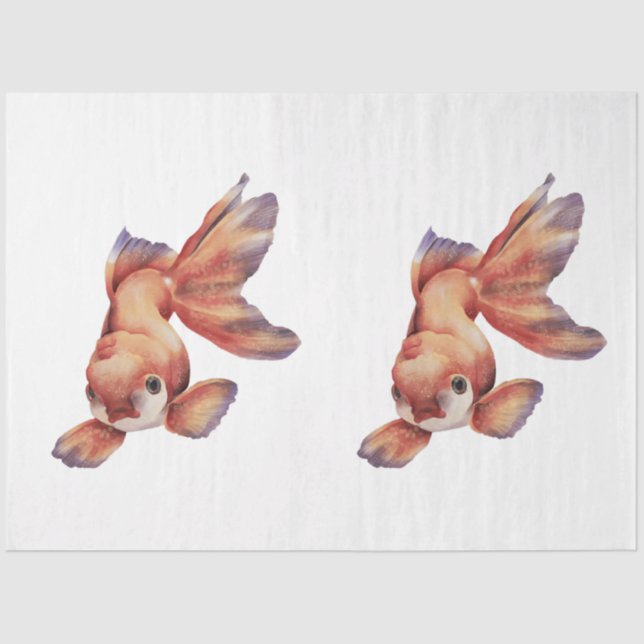 Design der Unterwasserfarbenserie 16 Seidenpapier (Vorderseite)