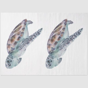 Design der Unterwasserfarbenserie 22 Seidenpapier