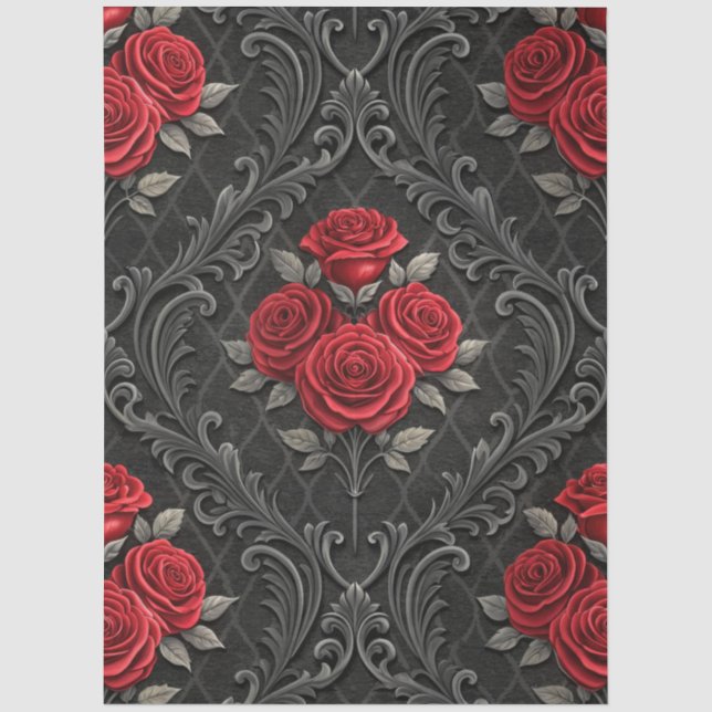 Design der Vampire-Serie 4 Seidenpapier (Vorderseite)