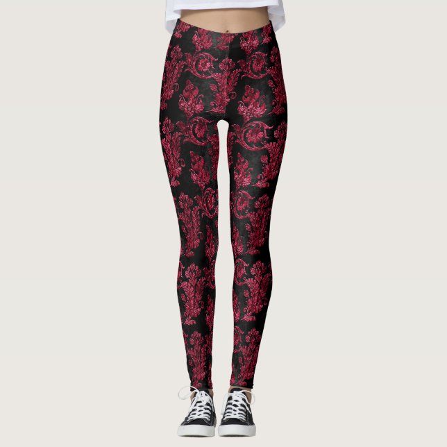 Design der Velvet-Serie Claret 4 Leggings (Vorderseite)