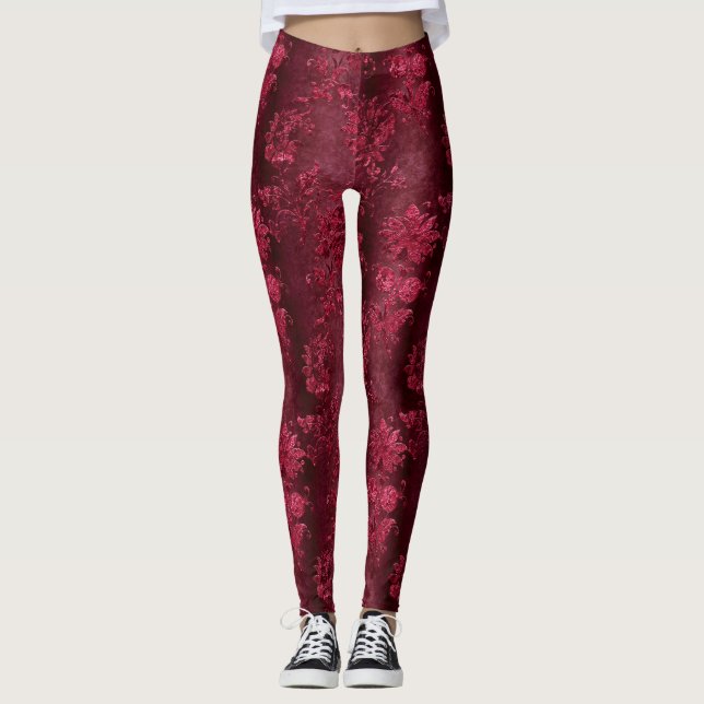 Design der Velvet-Serie Claret 5 Leggings (Vorderseite)