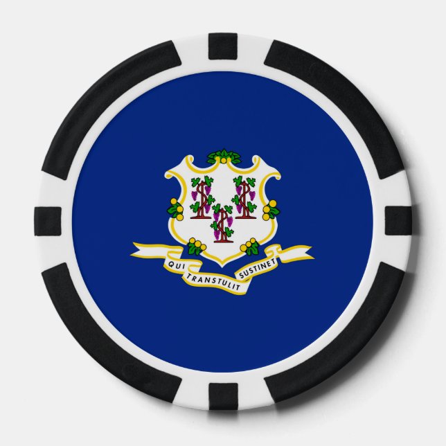 Design der Verbindungsstatusflagge Pokerchips (Vorderseite)