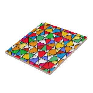 Design der verklebten Glastafeln Fliese