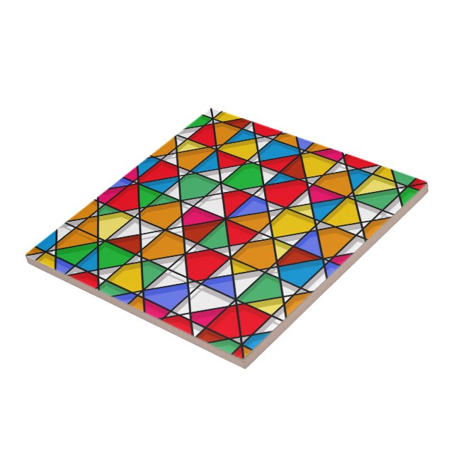 Design der verklebten Glastafeln Fliese (Seite)