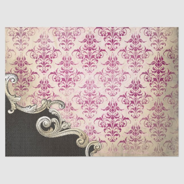 Design der Verzierten Papierserie 1 Seidenpapier (Vorderseite)