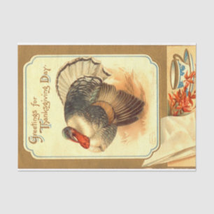 Design der Vintagen Erntedank-Mix-Serie 4 Seidenpapier