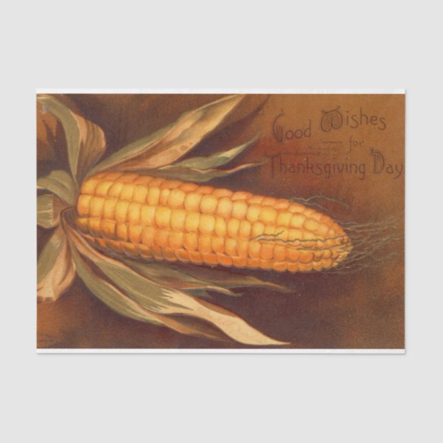 Design der Vintagen Erntedank-Mix-Serie 7 Seidenpapier (Vorderseite)