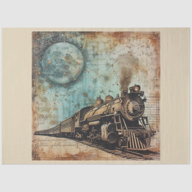 Design der Vintagen Esoteriker 9 Seidenpapier (Vorderseite)