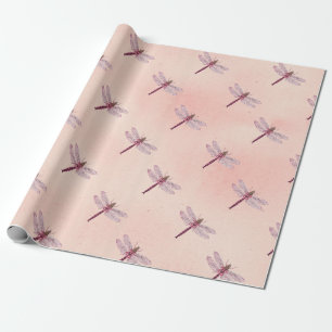 Design der Vintagen Libellen der Serie 2 Geschenkpapier