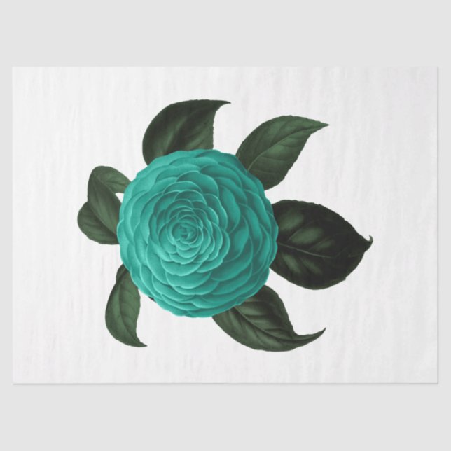 Design der Vintagen Rose 134 Seidenpapier (Vorderseite)