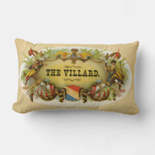 Design der Vintagen Villard Habana-Zigarren-Box Lendenkissen