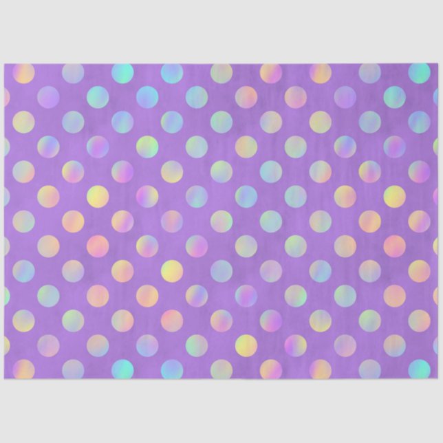 Design der Violet- und Rainbows-Serie 8 Seidenpapier (Vorderseite)