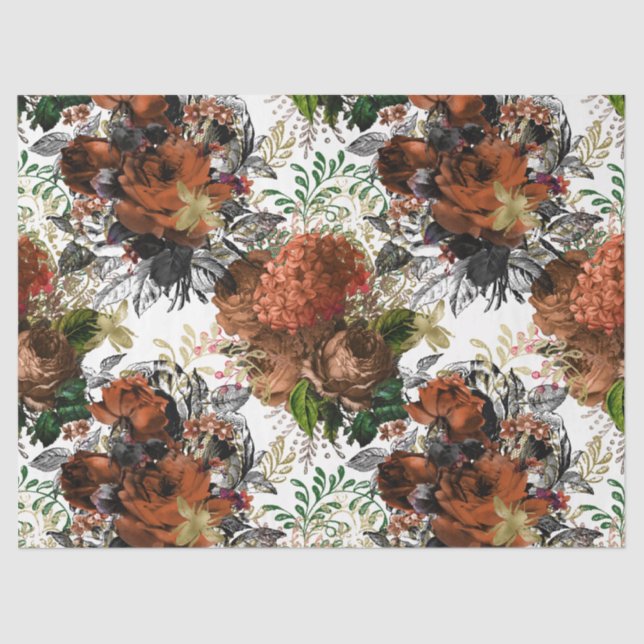 Design der Waldbeenserie 34 Seidenpapier (Vorderseite)