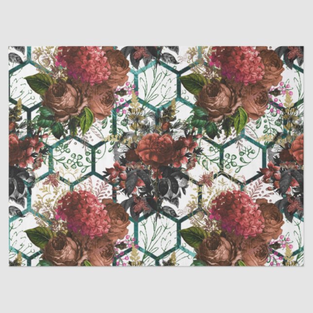 Design der Waldbeenserie 60 Seidenpapier (Vorderseite)