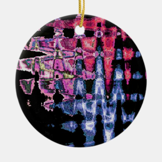 Design der Wasserfarben Keramikornament (Vorne)