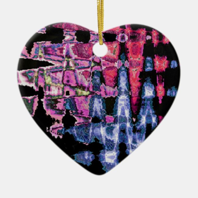 Design der Wasserfarben Keramikornament (Vorne)