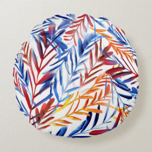 Design der Wasserfarben Rundes Kissen
