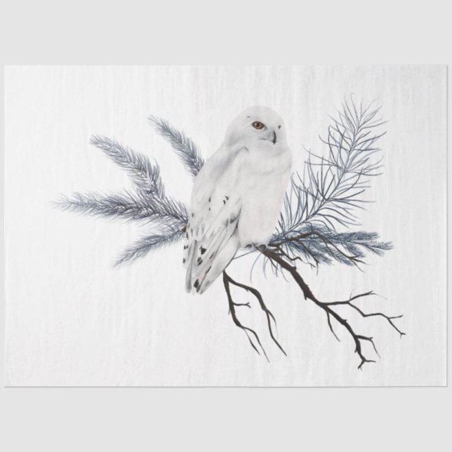 Design der Weihnachtsbird-Serie 2 Seidenpapier (Vorderseite)