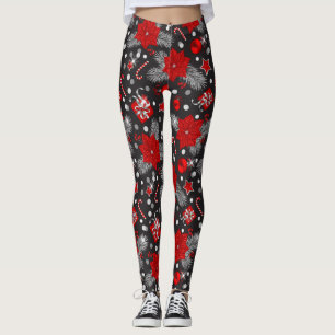 Design der Weihnachtsdekoration Leggings