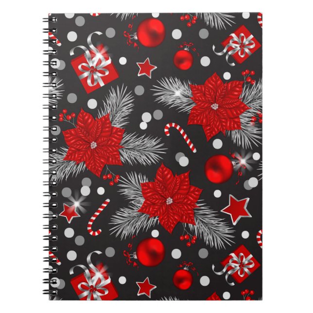 Design der Weihnachtsdekoration Notizblock (Vorderseite)
