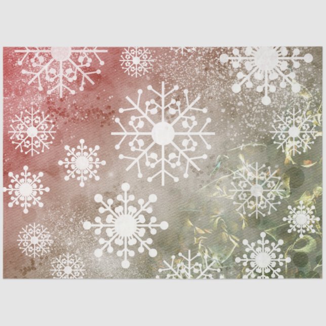 Design der Weihnachtsfarben 16 Seidenpapier (Vorderseite)