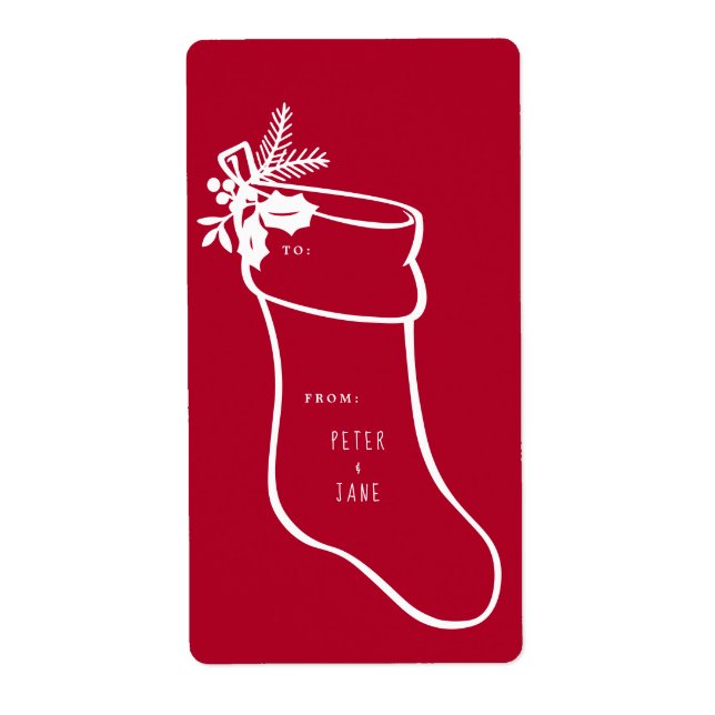 Design der WeihnachtsStrümpfe (Vorne)