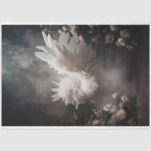 Design der weißen Engel-Serie 3 Seidenpapier