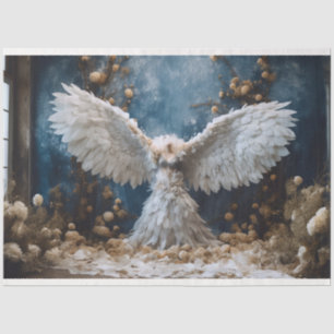 Design der weißen Engel-Serie 6 Seidenpapier