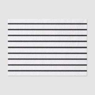 Design der weißen und schwarzen Streifen Seidenpapier