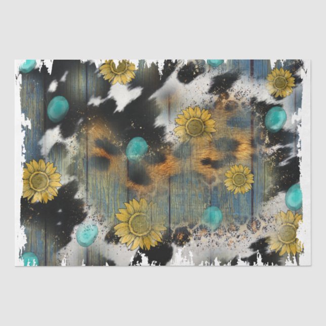 Design der Western-Serie 20 Seidenpapier (Vorderseite)