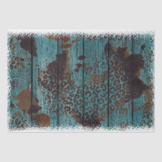 Design der Western-Serie 28 Seidenpapier (Vorderseite)