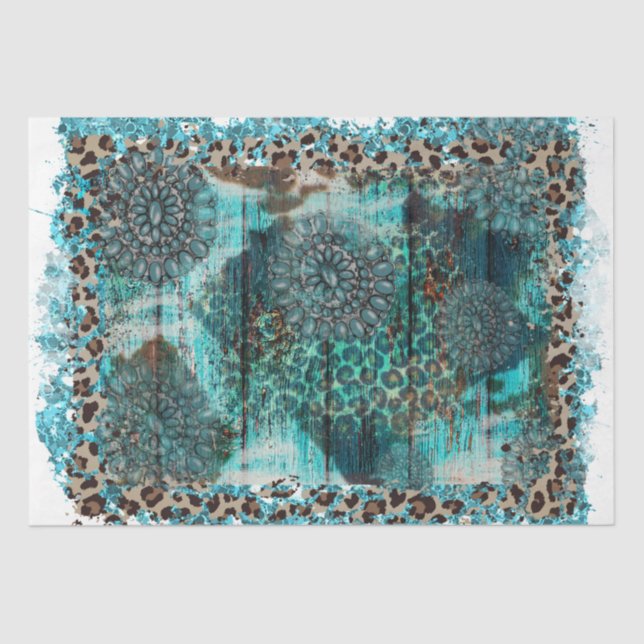 Design der Western-Serie 32 Seidenpapier (Vorderseite)