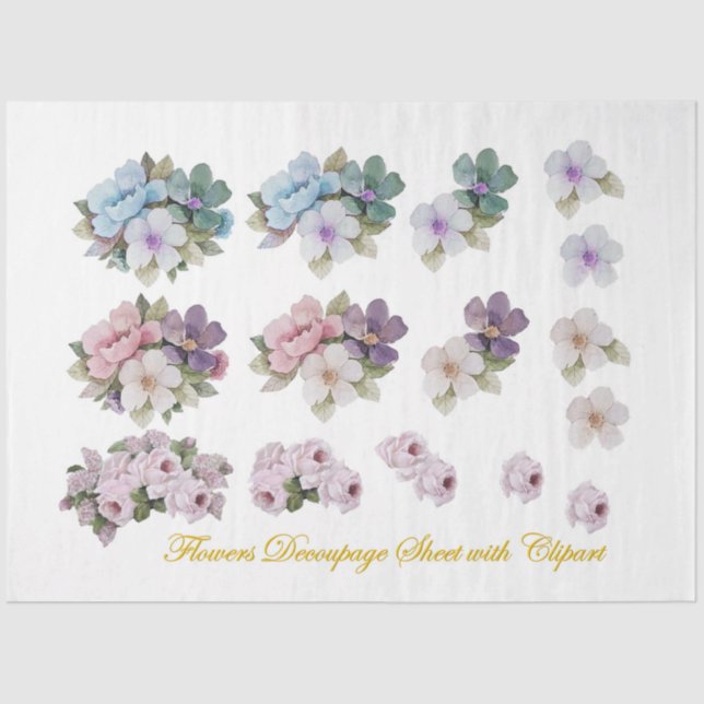 Design der Wild Bird-Serie 7 Seidenpapier (Vorderseite)