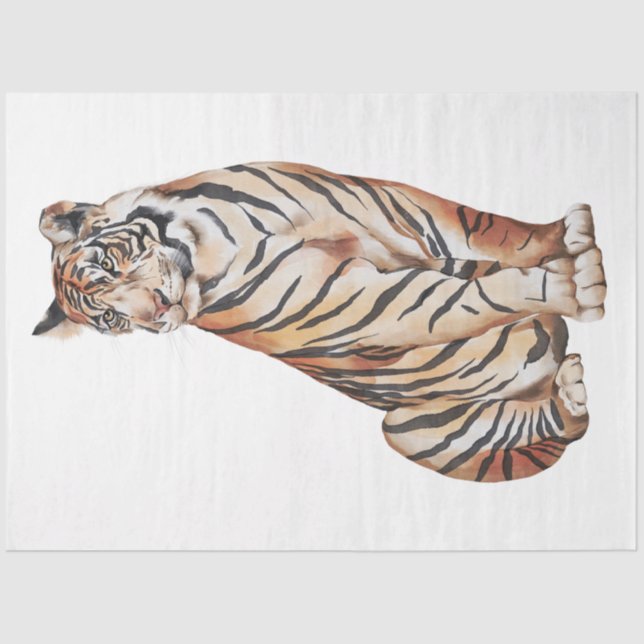 Design der Wild Cats Serie 4 Seidenpapier (Vorderseite)