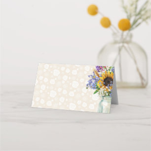 Design der wild lebenden Blume, Platzkarten