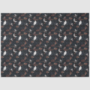 Design der Winterwaldlandserie 4 Seidenpapier