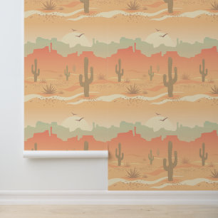 Design der Wüstenlandschaft Tapete