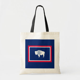 Design der Wyoming State-Flagge Tragetasche