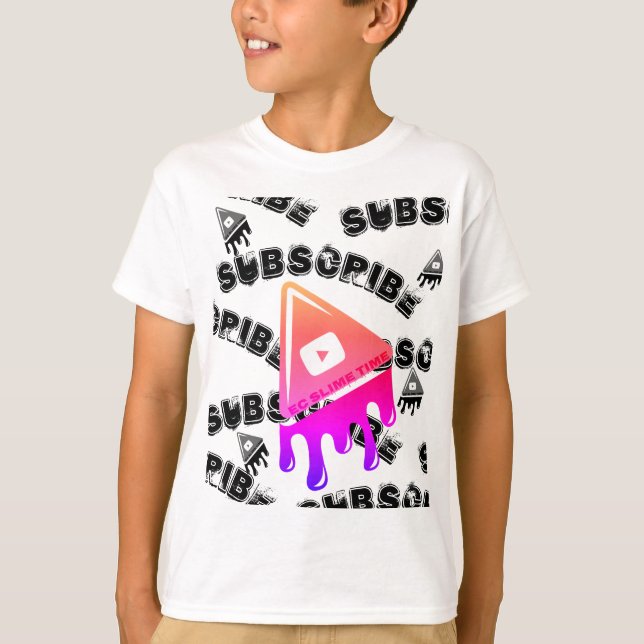 Design der YouTube-Abonnenten T-Shirt (Vorderseite)