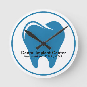 Design der Zimmeruhren für das Zahnbüro Gewartet Runde Wanduhr