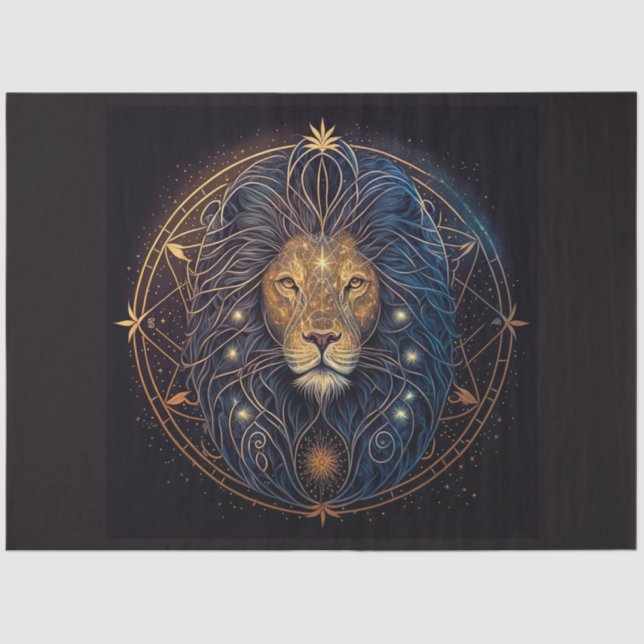 Design der Zodiac-Serie 12 Seidenpapier (Vorderseite)