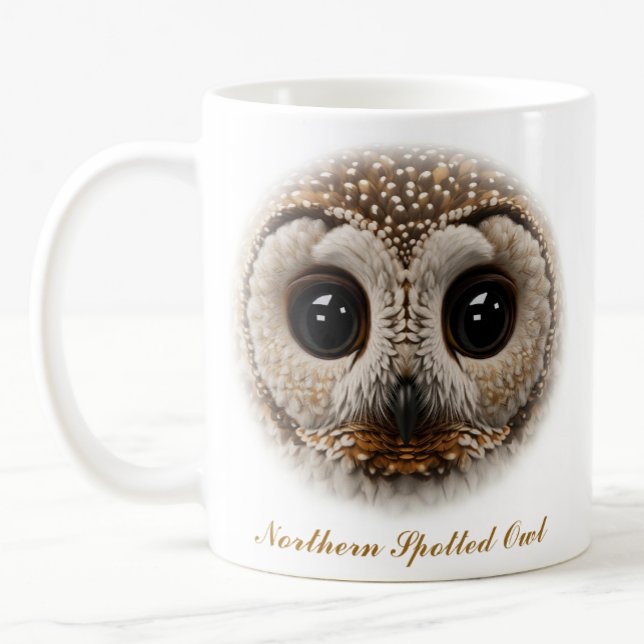 Design der zweiseitigen Gepunkteten Owl Coffee Tas Kaffeetasse (Von Creator hochgeladen)