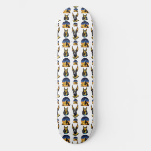 Design des alten Ägypten Pyramide Anubis Muster Skateboard