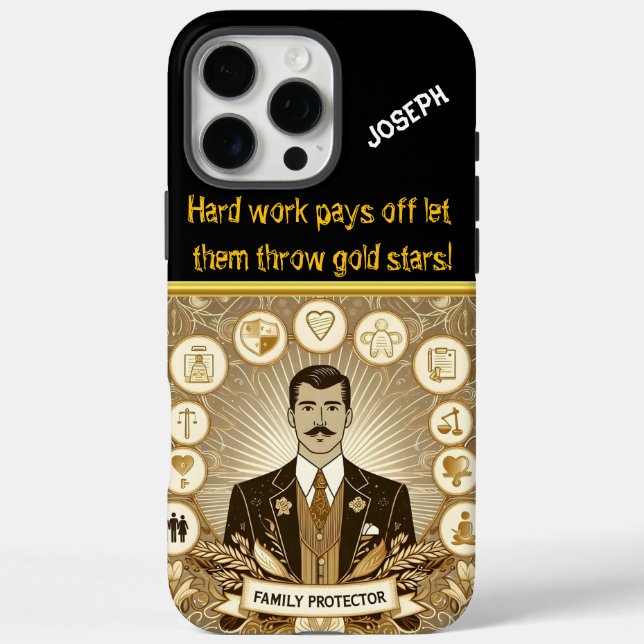 Design des Anwalts für kreativen Familienschutz Case-Mate iPhone Hülle (Rückseite)