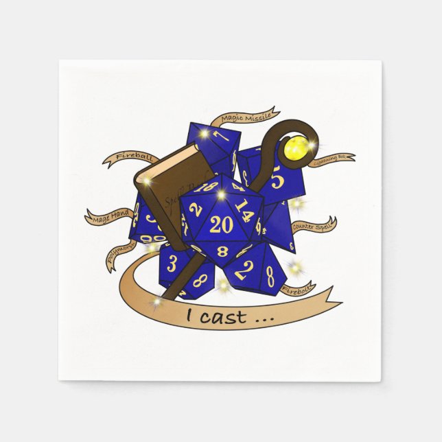 Design des Assistenten Serviette (Vorderseite)