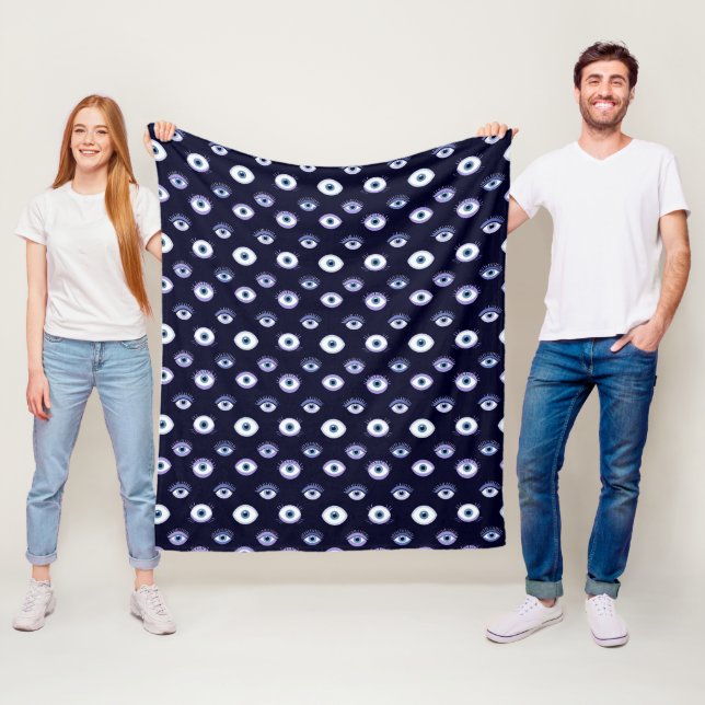 Design des Augenmusters mit Abstrakter, fettfarbig Fleecedecke (Beispiel)