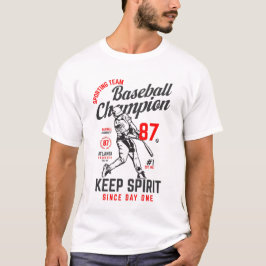 Design des Baseball-T - Shirt