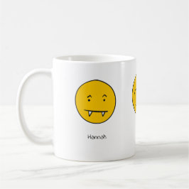 Design des benutzerdefinierten Name-Smileys Kaffeetasse